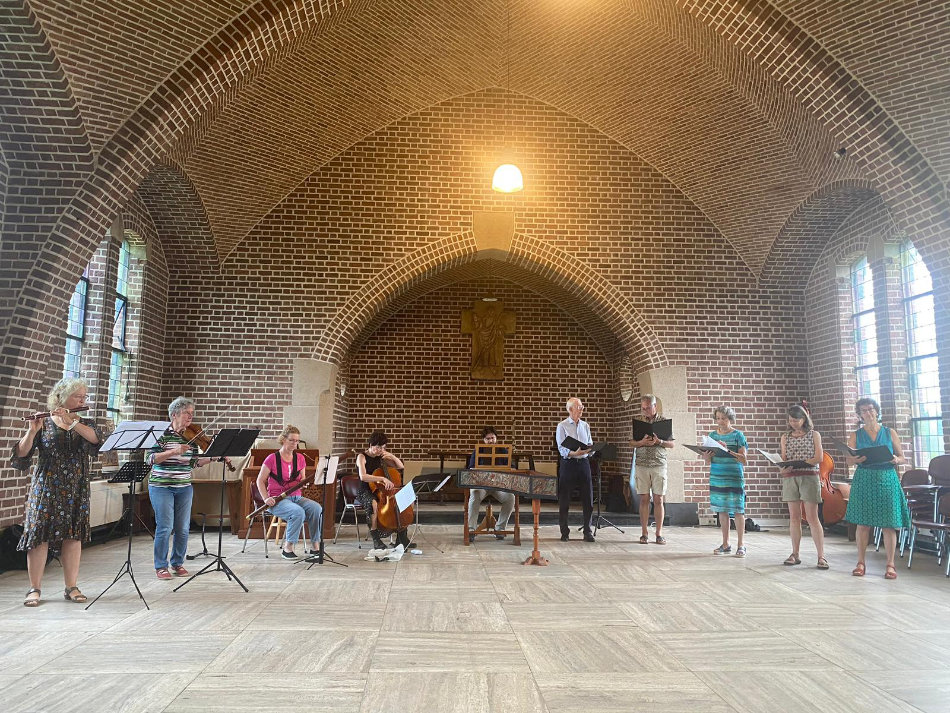 De refter, waar repetities en het kamermuziekconcert plaatsvinden